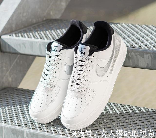 联名 硬核3M x Nike联名!大面积3M材质!鞋带都能反光!