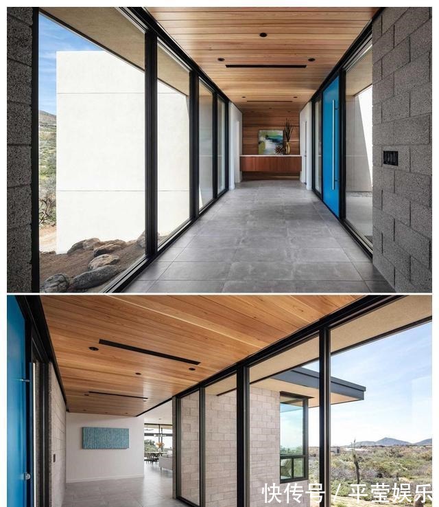 外国佬|外国佬自建私人别墅,大量混凝土砖设计,谁说别墅就得花几百万