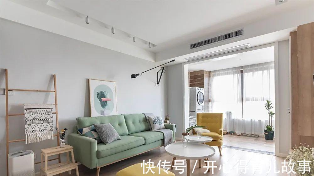 北欧风格|90平三居室北欧风格,书房和餐厅的开放式设计,堪称一绝!