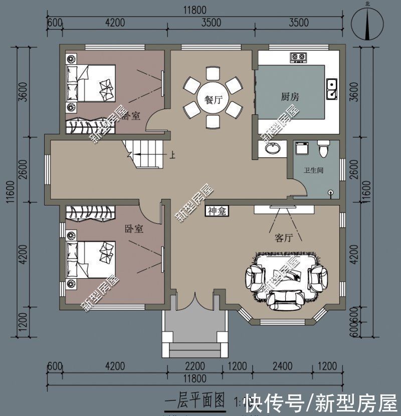 预算|农村两层别墅怎么建才好看？推荐这10套图纸，总有一套适合你