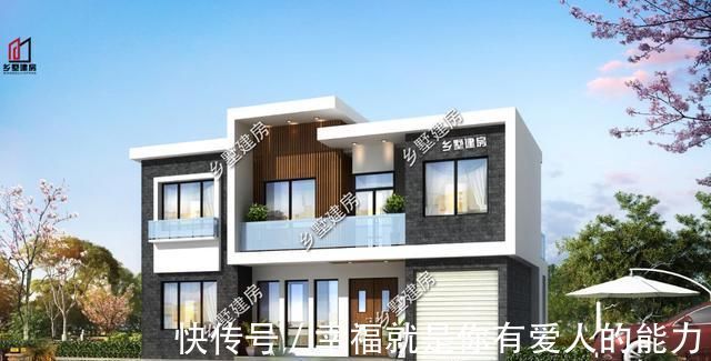 别墅|13X7米现代风别墅,占地只有百来平,也能追寻未来科技感