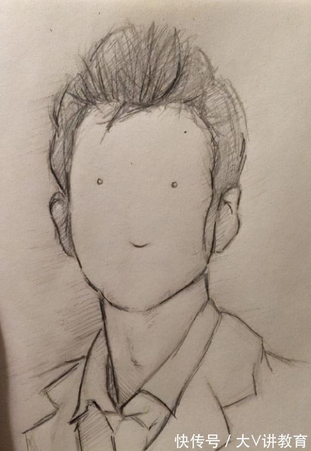 速写$美术生画到一半画风突变，最后作品好似翻车现场，叫人捧腹大笑
