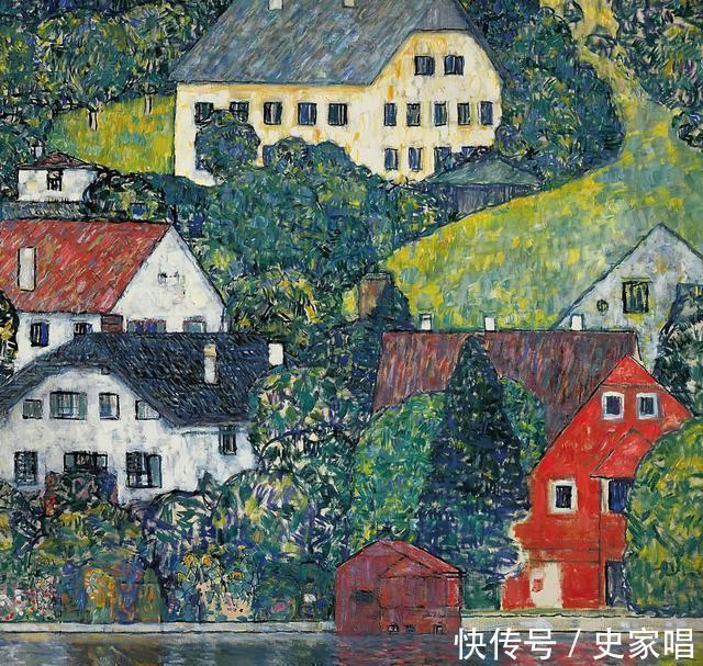 金色@克里姆特的艺术人生:他的绘画强调浓重神圣的金黄色及强烈的感情