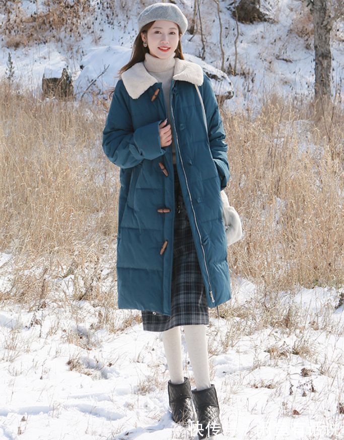 鲨鱼裤|羽绒服+阔腿裤过时了,现在流行搭配“鲨鱼裤”,上松下紧更时髦