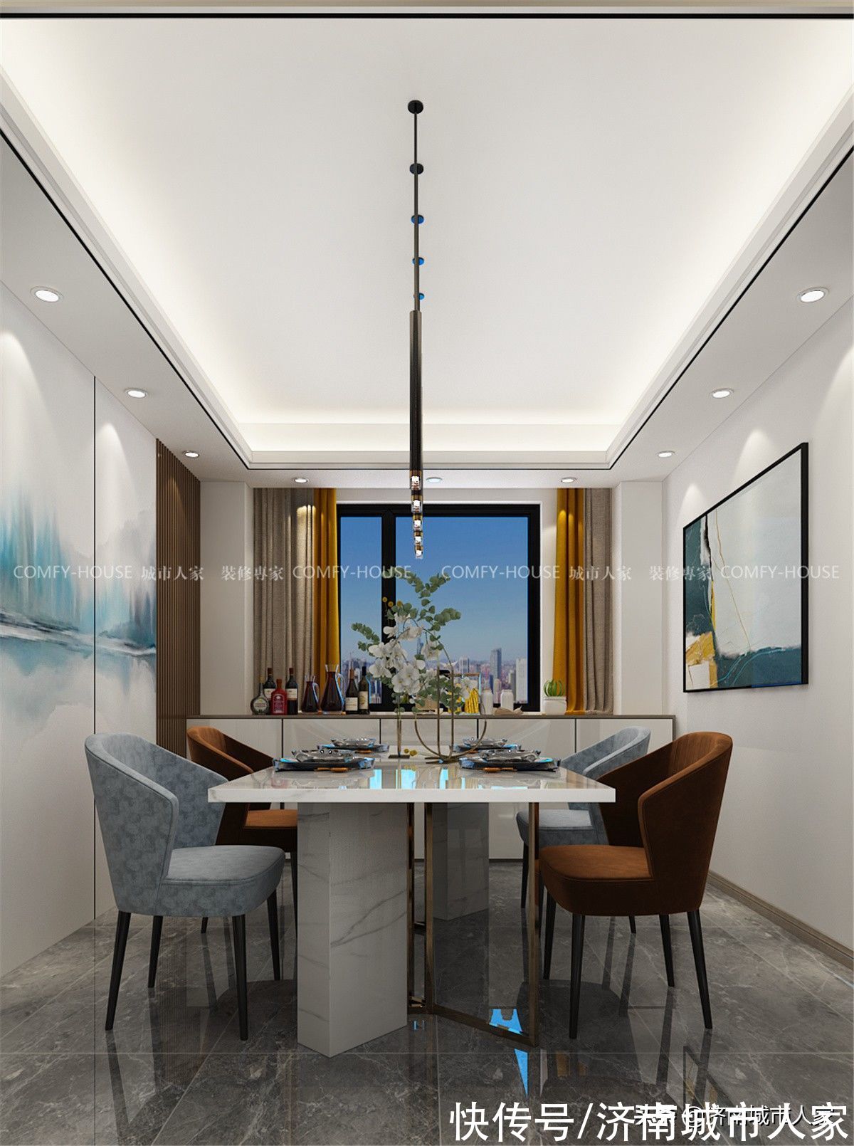 伟东新都|伟东新都两室两厅装修效果图