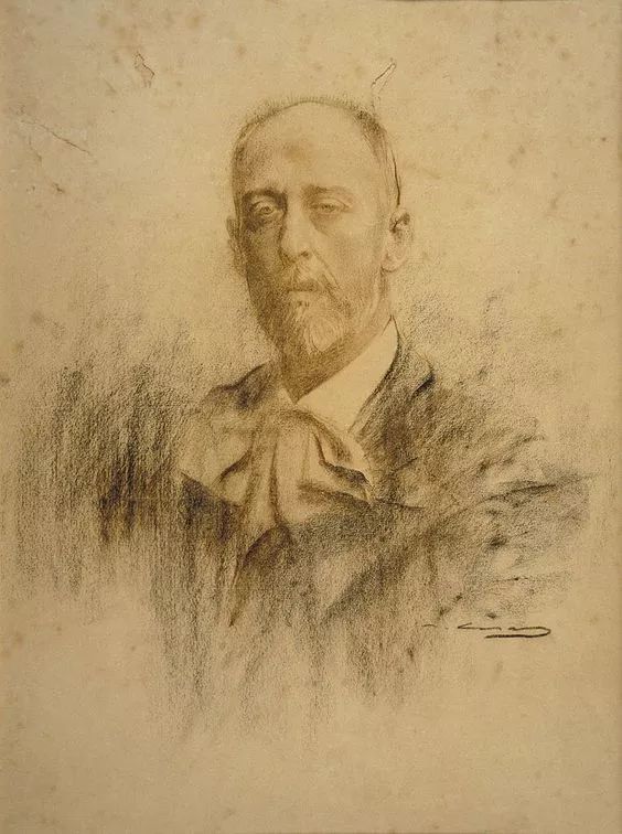 拉蒙·卡萨斯!西班牙大师 拉蒙·卡萨斯素描作品