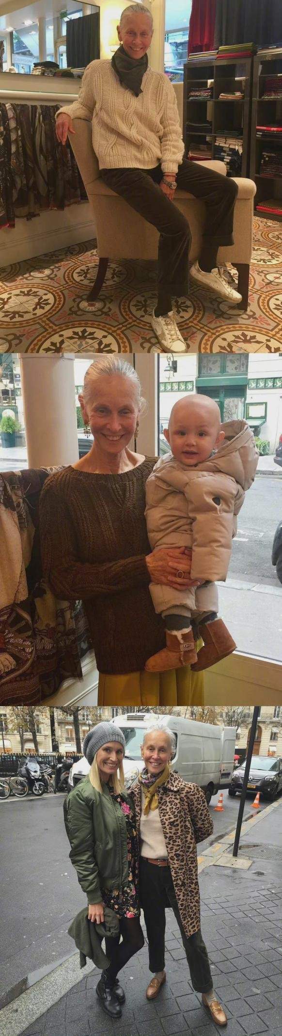 时髦性|60岁奶奶这样穿,优雅时髦不花哨,扎马尾露额头帅气不像奶奶