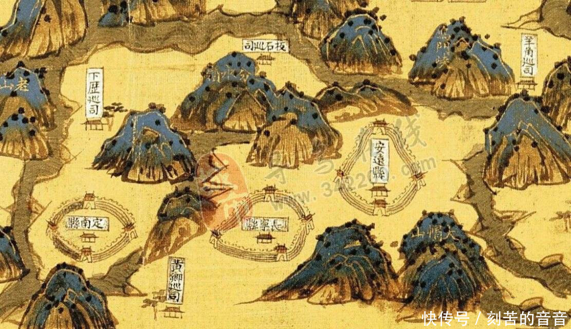古人如何绘画出江山地图这个技巧现代人绝对想不到!