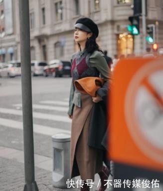 贝雷帽|三木真的绝了,大衣配贝雷帽,高级感爆棚,冬季跟她学穿搭准没错