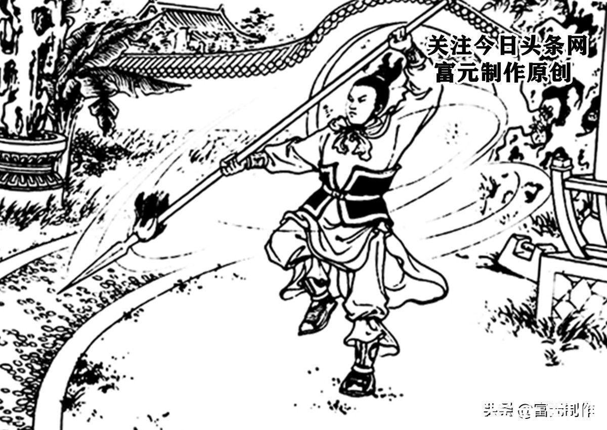 杨继业@少年勤练枪法怒战高怀亮的豪情杨三郎,舍身救杨八郎勇挑七员辽将