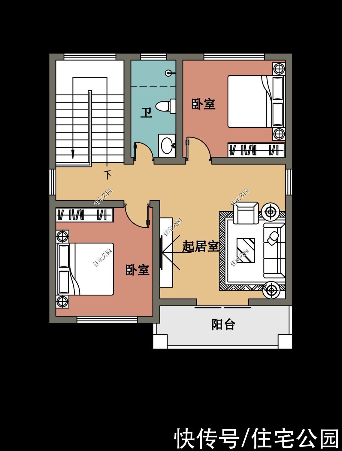 占地|10套小户型农村别墅图纸，第6第7套建的人最多，最后一套颜值最高