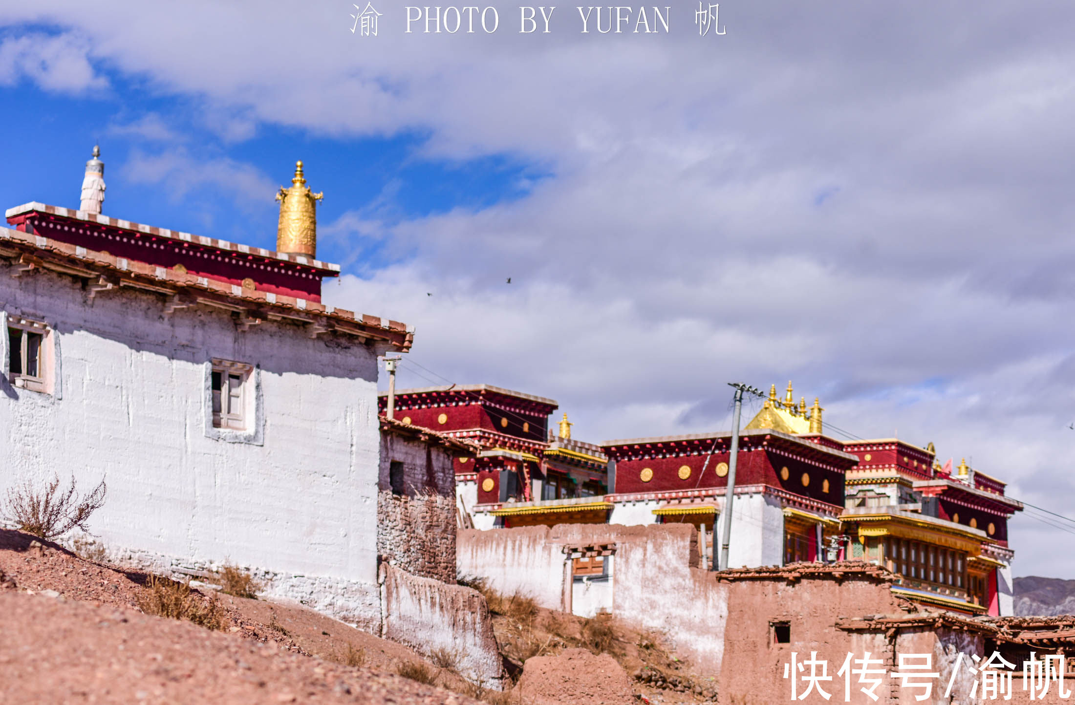 寺院|西藏也有千年古镇，一边是古老废墟，一边是繁荣新城，值得一游