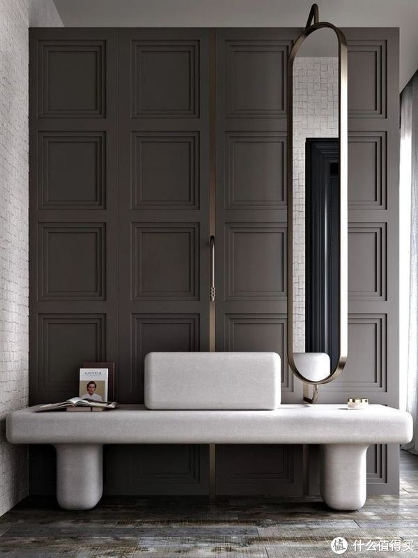 轻奢风|外国小伙的93㎡单身公寓,全屋轻奢风,卧室纱帘让网友吵翻了天