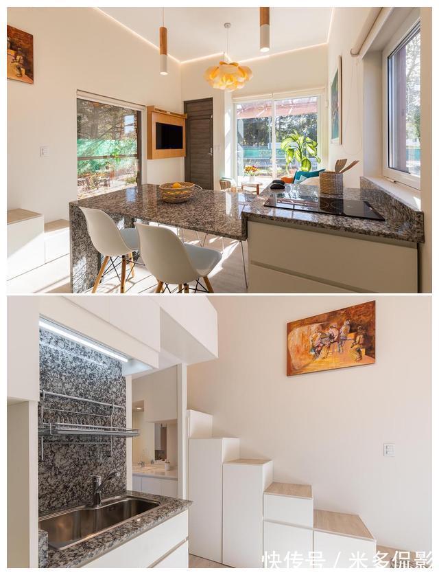 卫生间|夫妻俩自建45㎡小屋,像极了集装箱,进屋后我不敢嘲笑了
