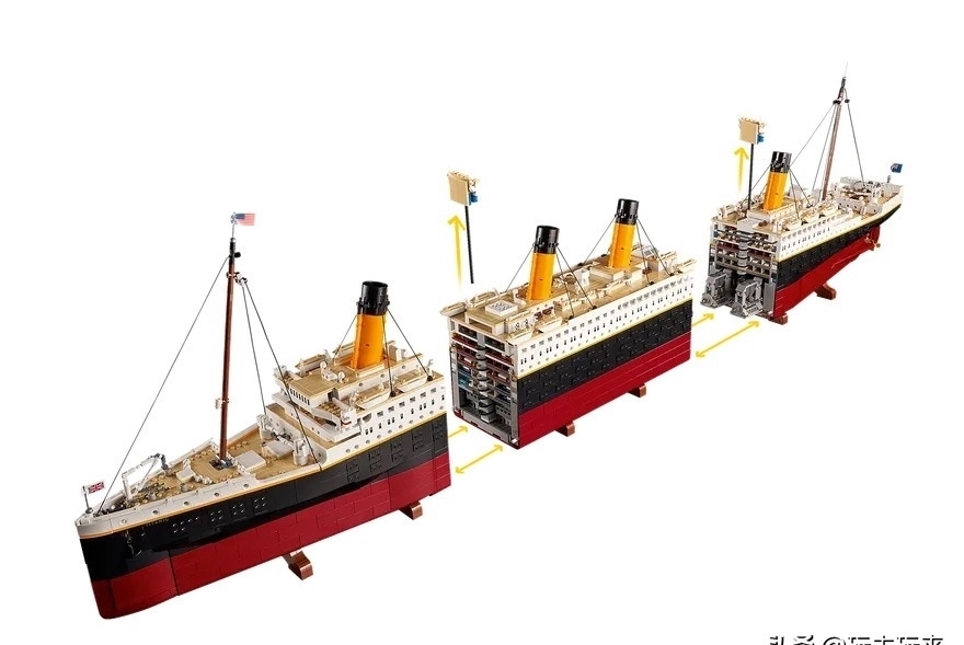 tit乐高LEGO年度巨献「泰坦尼克号」:9千多块积木,再现震撼经典