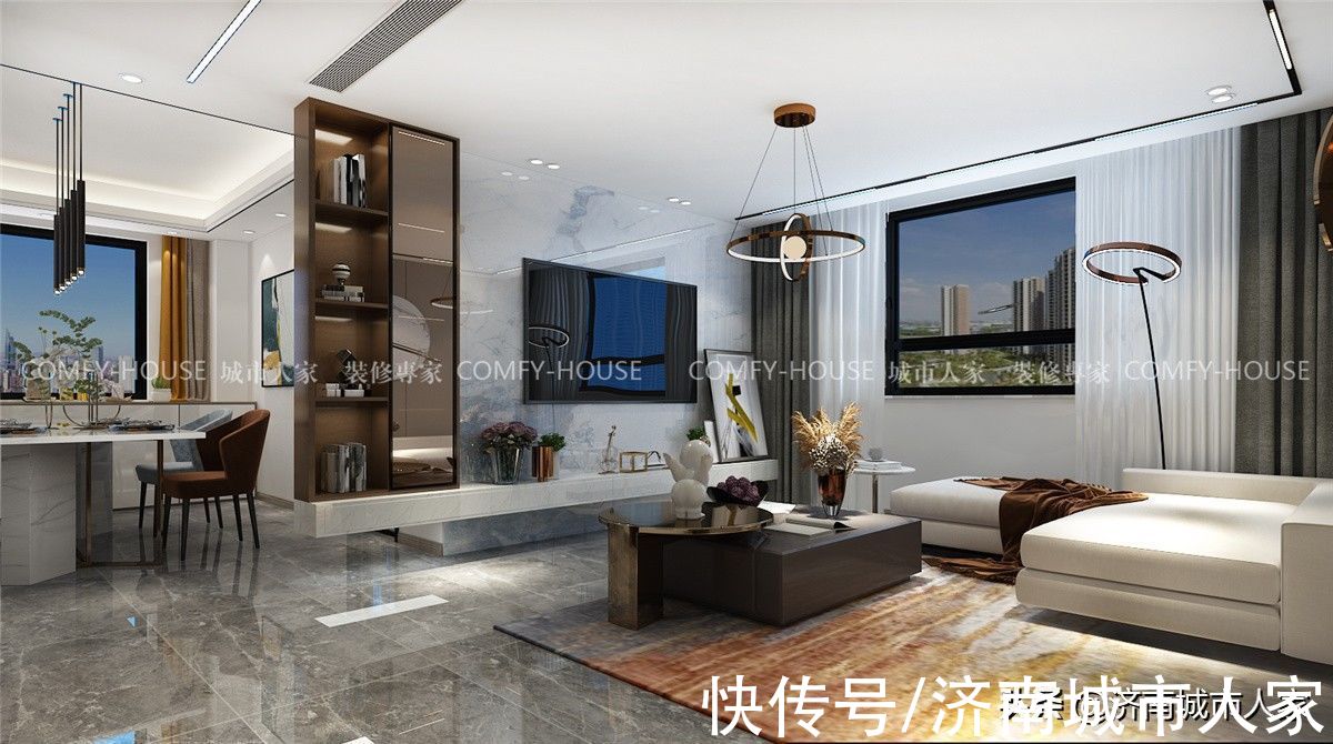 伟东新都|伟东新都两室两厅装修效果图