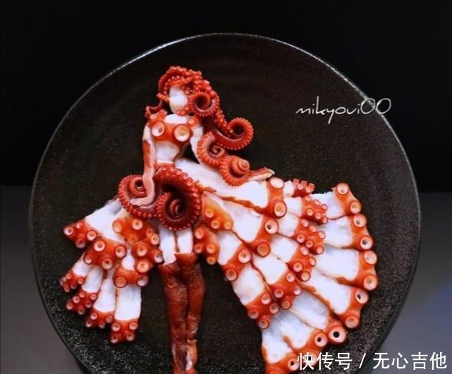 爱丽儿公主@用海鲜也能摆出迪士尼公主我只认出了乐佩和爱丽儿,你们呢!