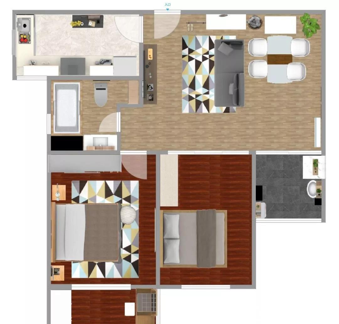 90后|90后小夫妻68平二手房巧翻新,装修好后一次架都没吵过!