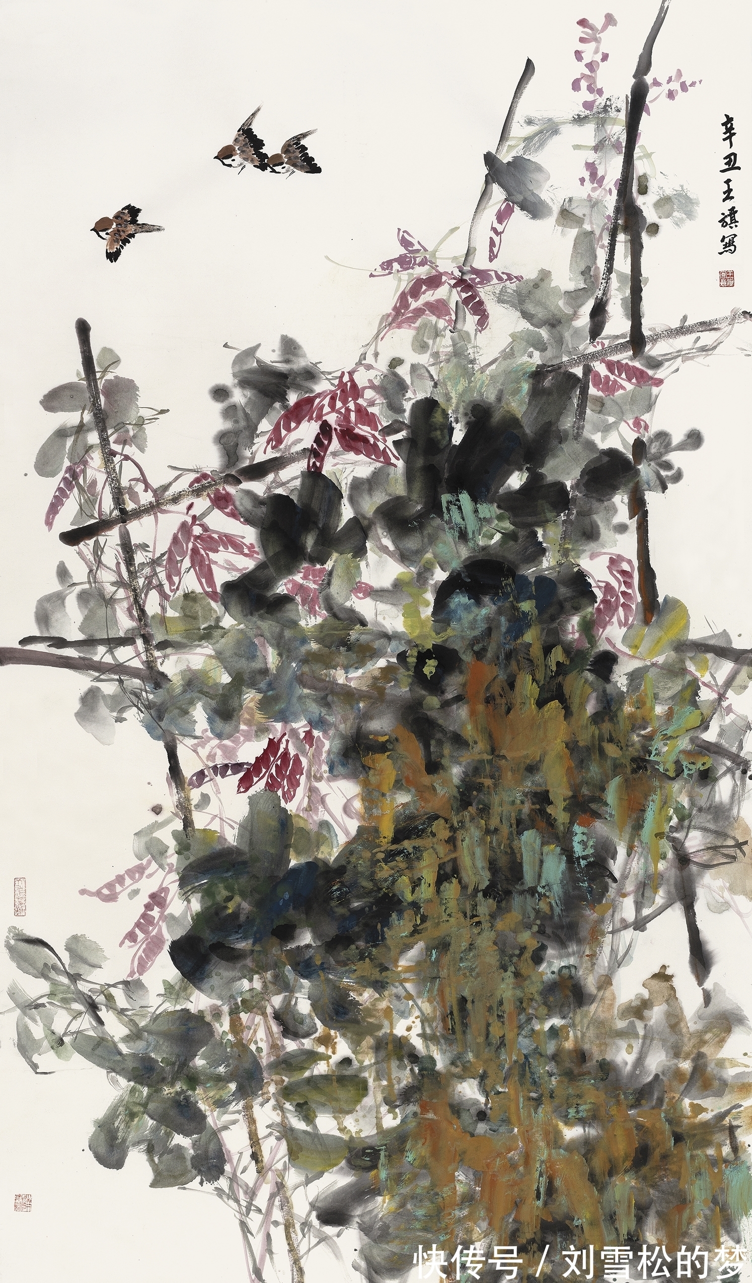 中国国家画院&「直击书画」画家王旗:用纯笔墨语言写就花鸟世界