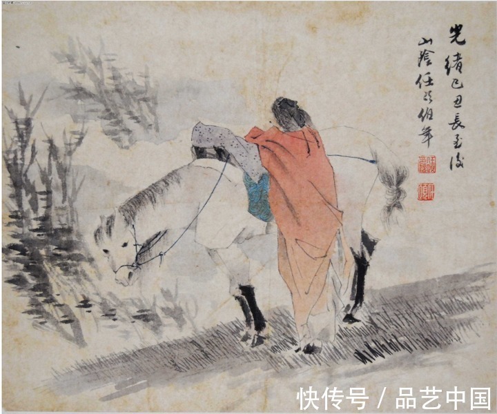 中国画家#他与吴昌硕同为“海派四杰”,徐悲鸿赞其是仇英后中国画家第一人