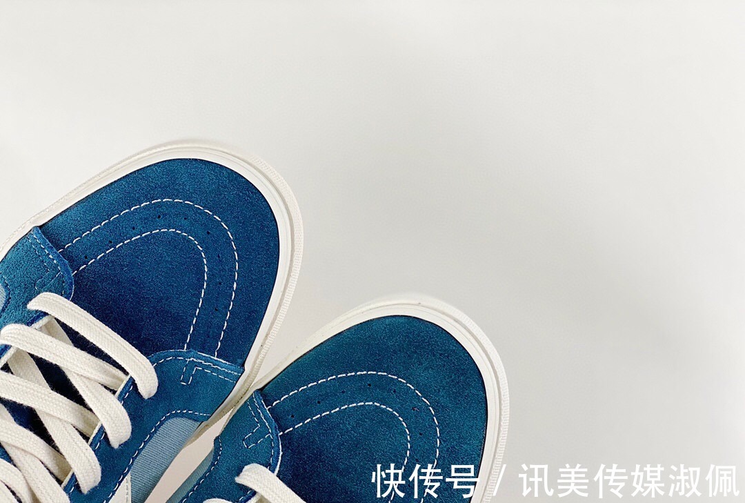 帆布鞋|Vans SK8-Hi Vault OG 牛仔蓝高帮帆布鞋