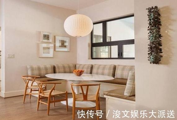 美观|越来越多人家里不买传统餐桌椅了,打造卡座餐厅更美观实用