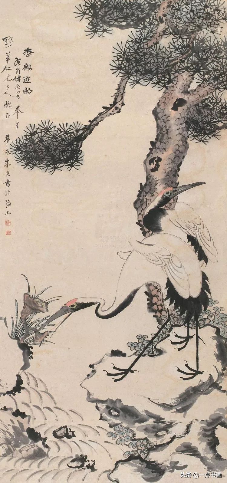 嘉树堂！清代海派 朱熊 花鸟作品欣赏