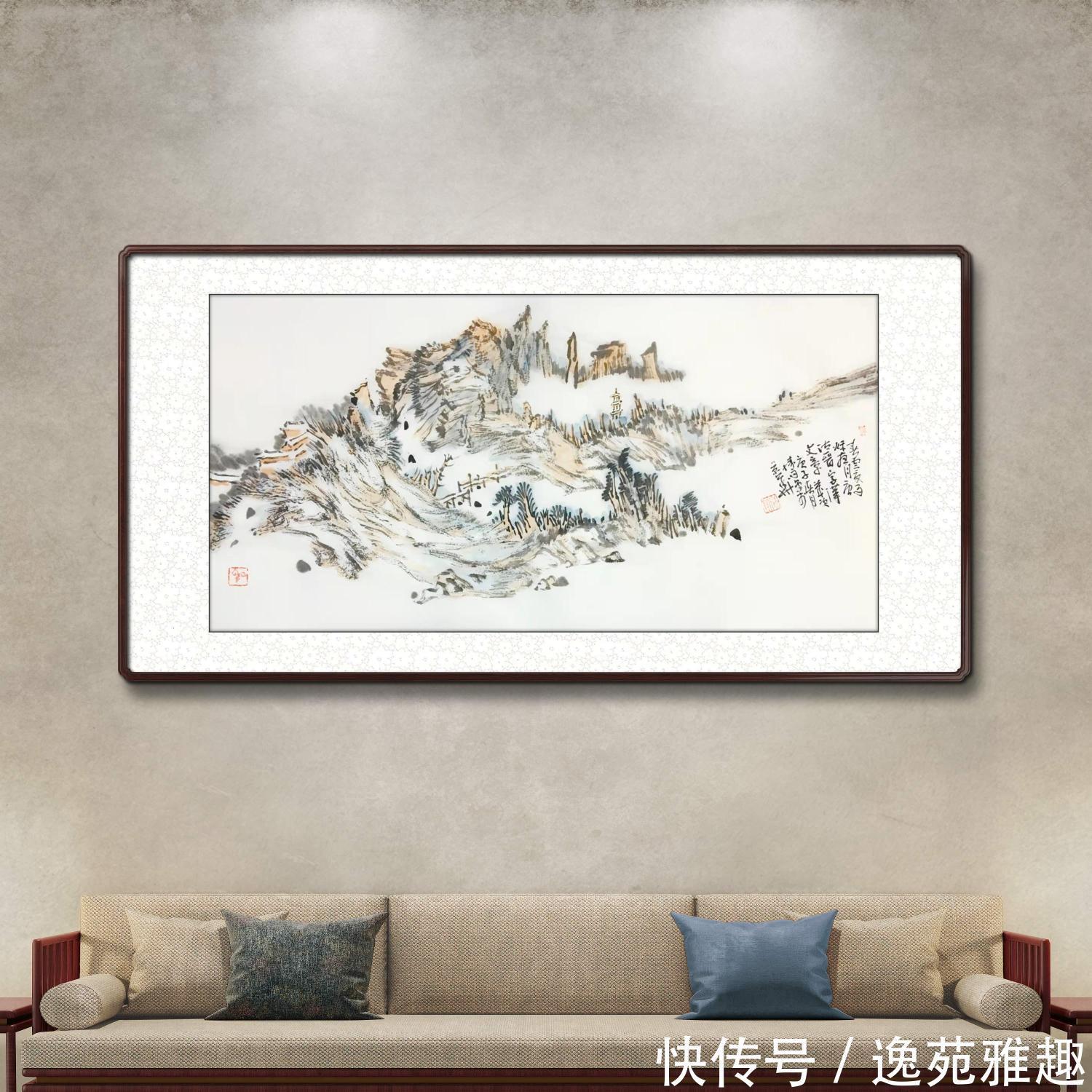 画家$「作品欣赏」水墨逸情,山水清逸,画家高胜雨作品欣赏