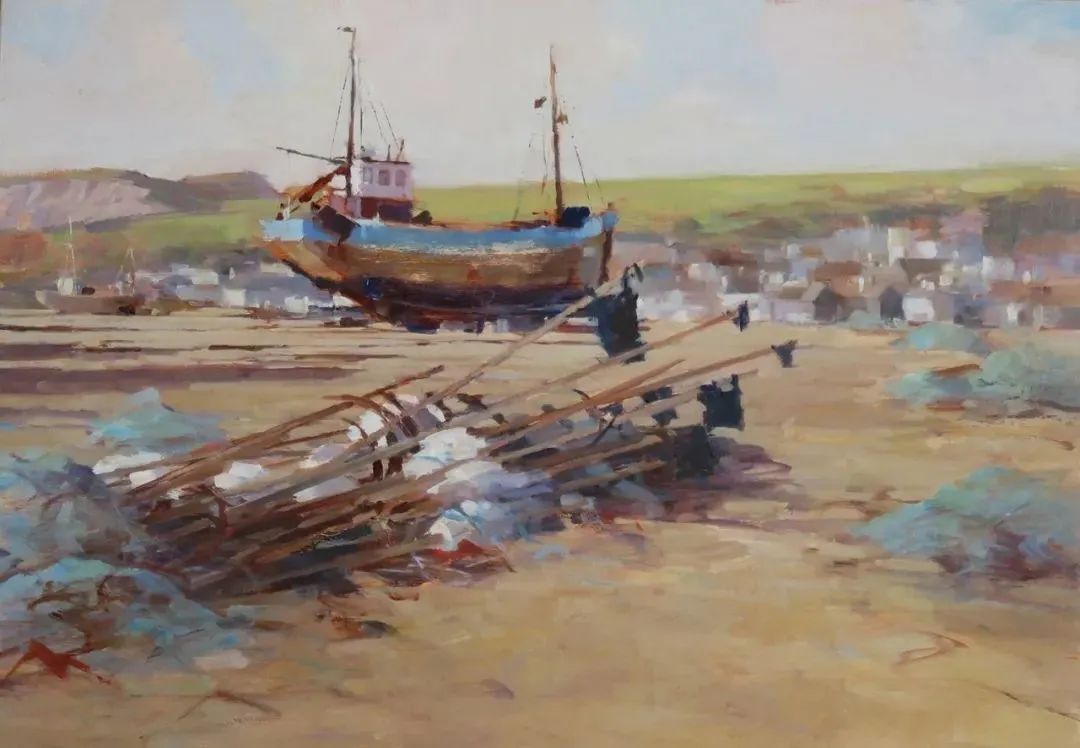 画家$生活写生风景画,用画笔记录下最美的风景,画家黛博拉·蒂尔比