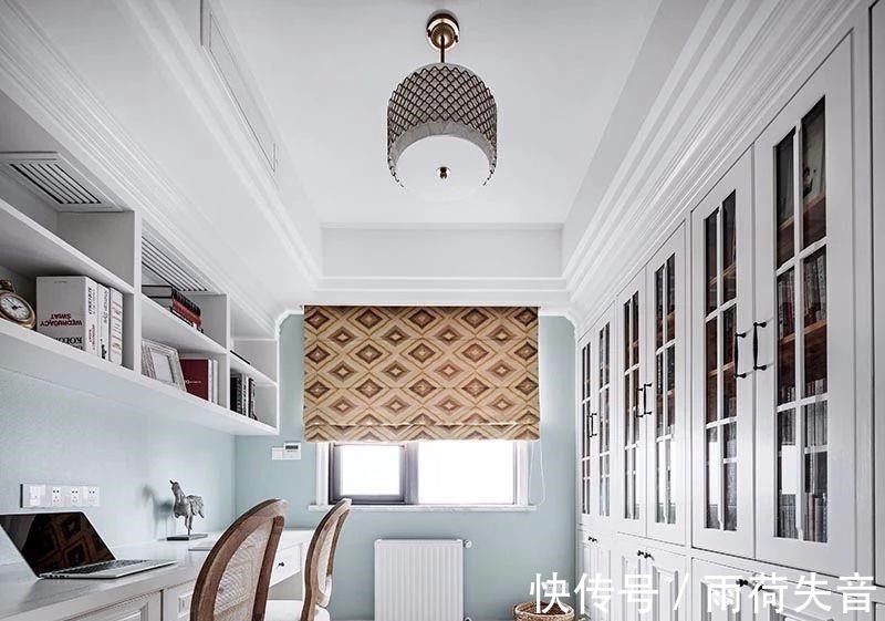 长方形|28万打造159㎡法式风情洋房,光吊顶就3万多,开放式厨房超有情调