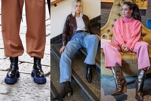 减龄|冬天里藏肉又时髦的穿搭,一定是“阔腿裤+短靴”,洋气还减龄