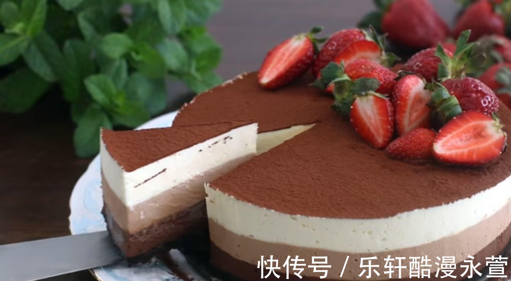 模具|巧克力酸奶慕斯,口感绵密,醇香四溢,入口即化