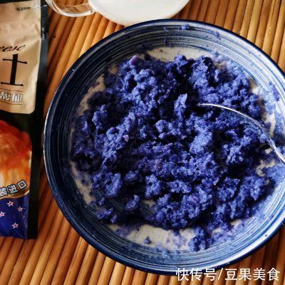 安佳|#安佳马苏里拉芝士挑战赛#芝士焗紫土豆