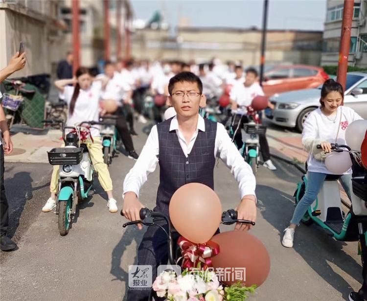 低碳环保又拉风！德州这对新人“单车迎亲”火了|点赞德州| 新人