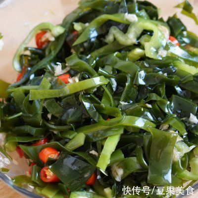 凉拌海带苗健康营养、不油不腻，一家人晚饭吃真舒服