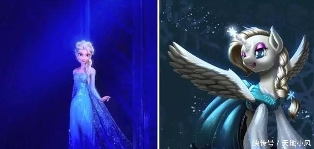 双厨|迪士尼公主化身彩虹小马,花木兰的马尾太合适了,双厨狂喜