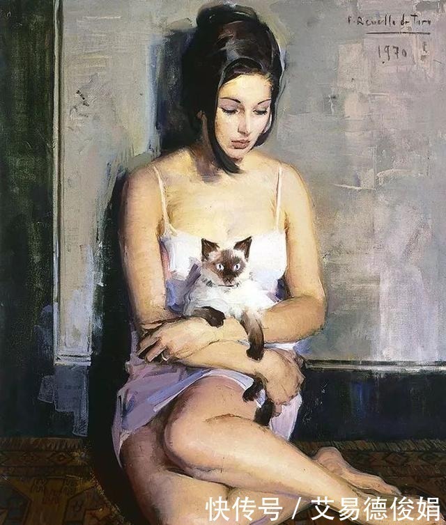 马拉加#他被指定为西班牙国王和王后的肖像画官方画师,擅长画美人