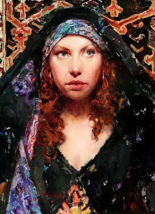 jeffrey|他的油画笔触粗犷又细腻，透着一种不可言说的美