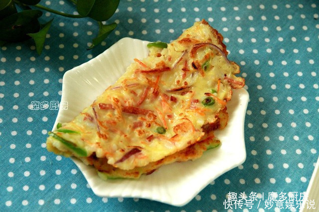 搅拌|剩米饭不要炒,这个做法简单,搅拌之后摊成饼,家人齐说好