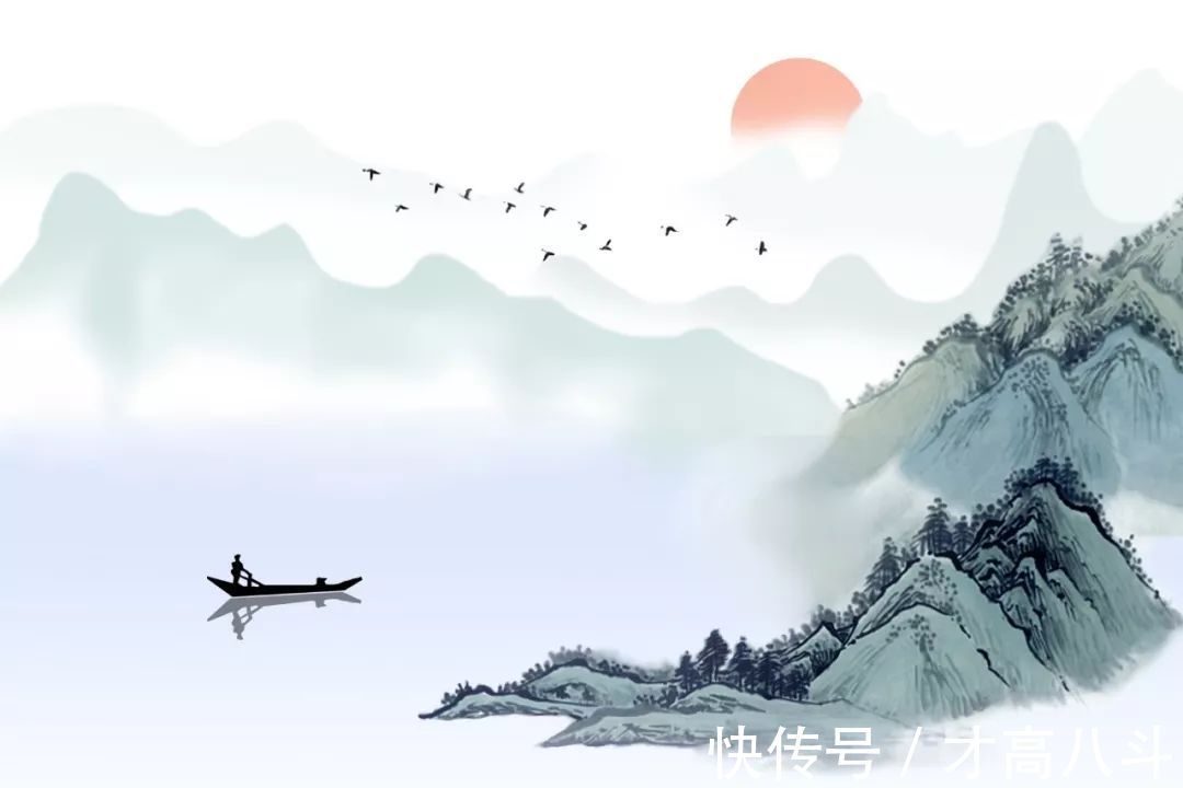 青山&10首绝美五言诗:诗中有画,画中有诗