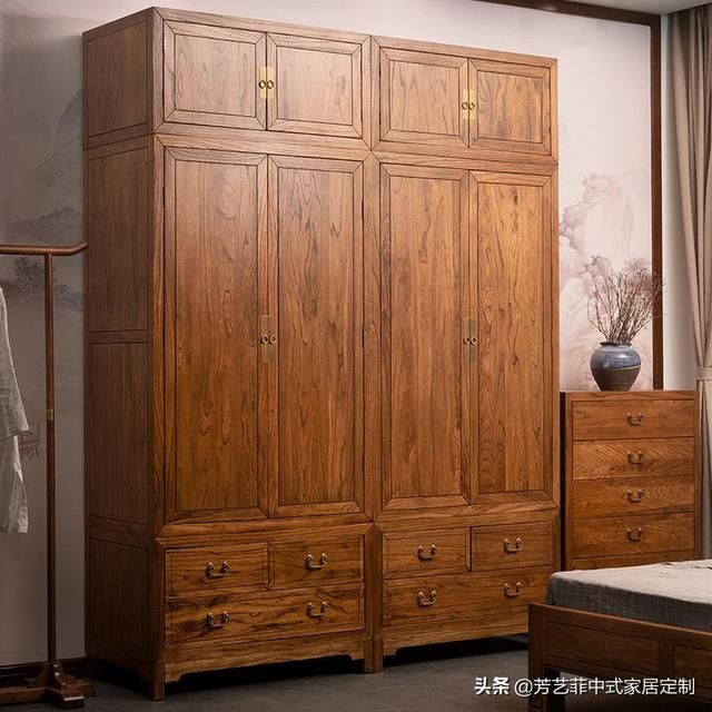 家具|一屋子新中式榆木家具，这种充满岁月沉淀的美，简直太震撼了
