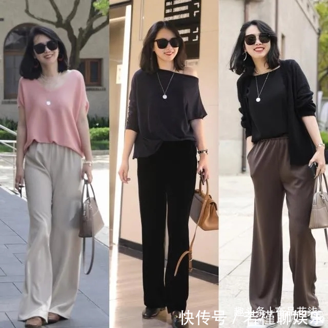 针织衫|40岁女人初秋穿搭示范，简约优雅一些，才更有质感
