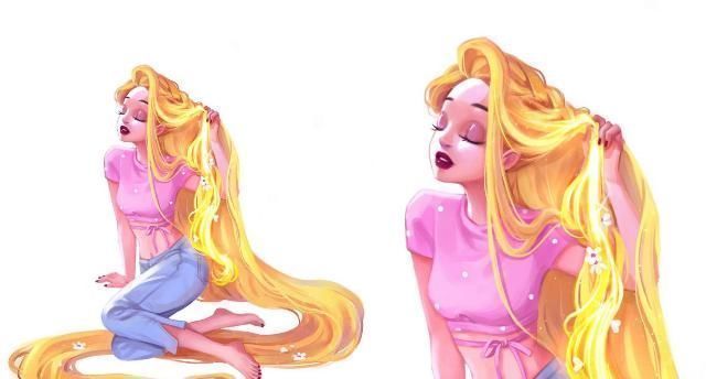 莫阿娜|“油画风格”的迪士尼公主,身穿便装很摩登,又酷又拽比王子还帅