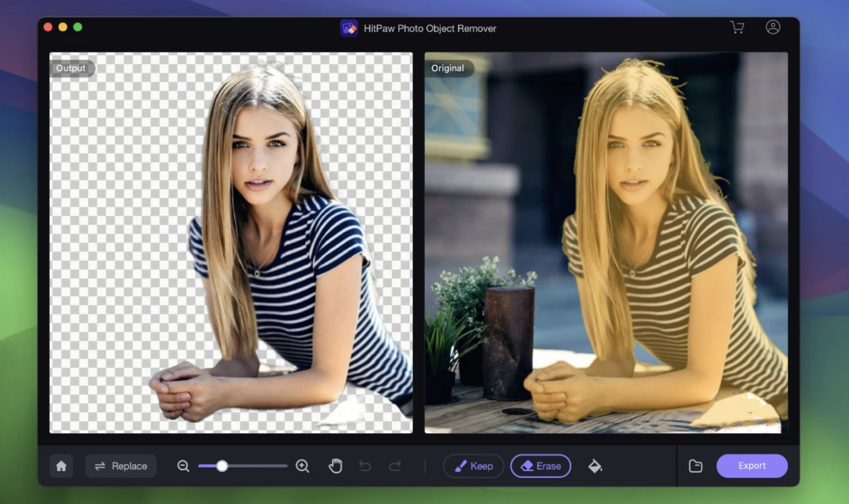 HitPaw Photo Object Remover for Mac v1.1.0 图片AI去除背景对象-下载否