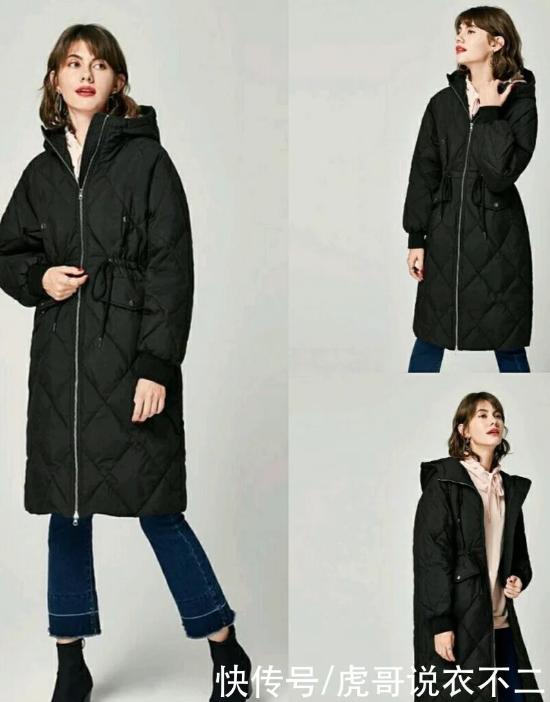冬季|菱形格羽绒服才是时髦精首选，保暖轻盈又摩登，承包你的冬季时尚