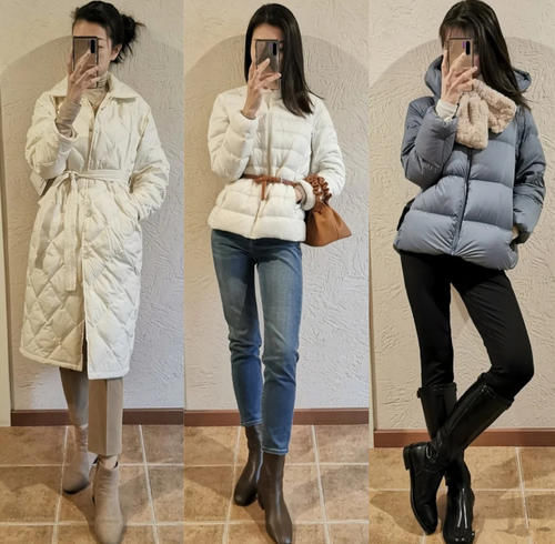 羽绒服别再搭半身裙了！今年流行这样穿：显瘦显高挑，好漂亮！