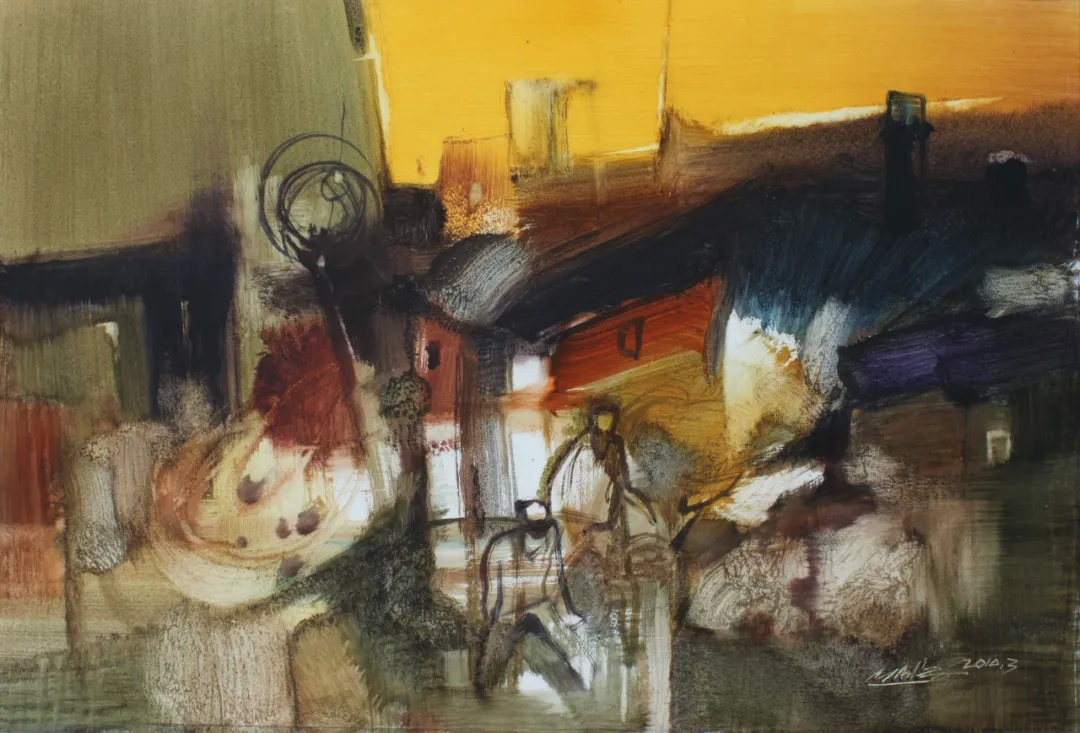 薄暮#[第七届庐山水彩节邀请嘉宾]姚波艺术作品展