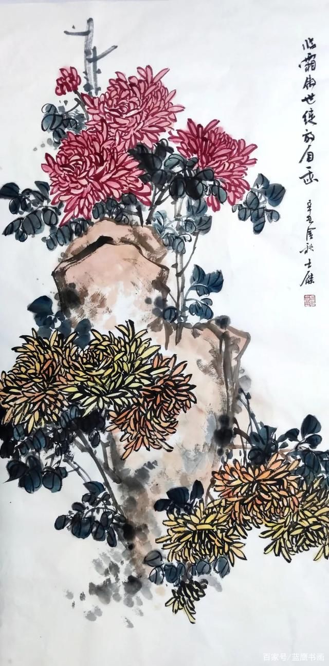 百花杀！画家卢士杰:秋天话菊