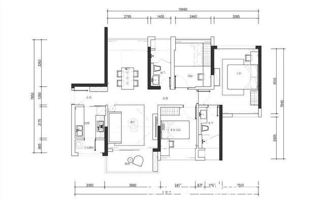 三居室|102平北欧风三居室,大面积留白和温馨治愈系的配色,舒服自在