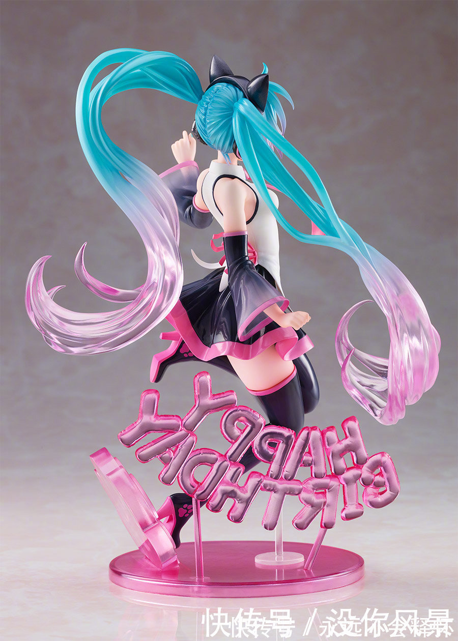 手办|初音未来新款手办展示,原画清新可爱,发型采用半透明款式